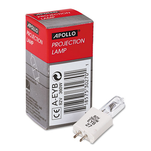 Apollo® 360 Watt Overhead Projector Lamp, 82 Volt, 2-Pin, Ceramic Base