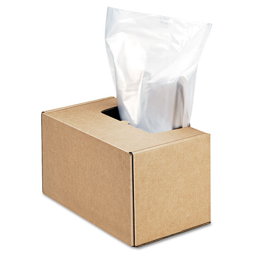 Shredder Waste Bags, 50 gal Capacity, 50/Carton | by Plexsupply