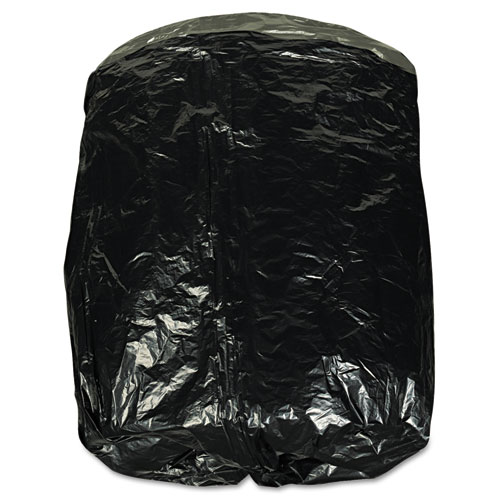 Image of Sanitary Napkin Plastic Liner Bags, 17", Black, 1,000/Carton