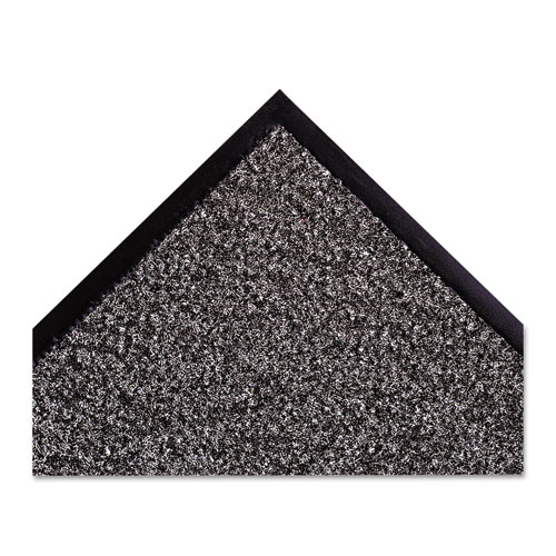 Image of Dust-Star Microfiber Wiper Mat, 36 x 120, Charcoal