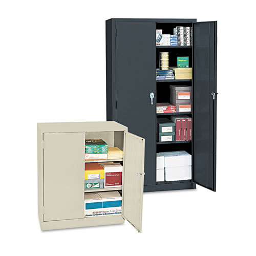 Image of Economy Assembled Storage Cabinet, 36w x 18d x 42h, Putty