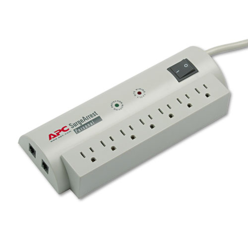 SurgeArrest Personal Power Surge Protector, 7 Outlets, 6 ft Cord, 240 Joules