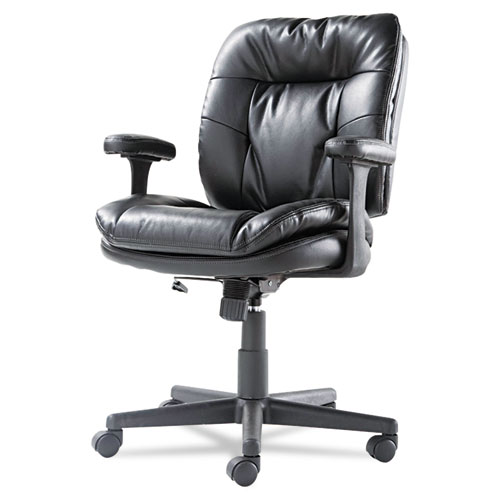 Executive Swivel/Tilt Chair, Supports Up to 250 lb, 16.93" to 20.67" Seat Height, Black