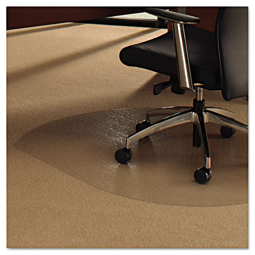 Floortex® Cleartex Ultimat Polycarbonate Chair Mat for Low/Medium Pile Carpet, 49 x 39