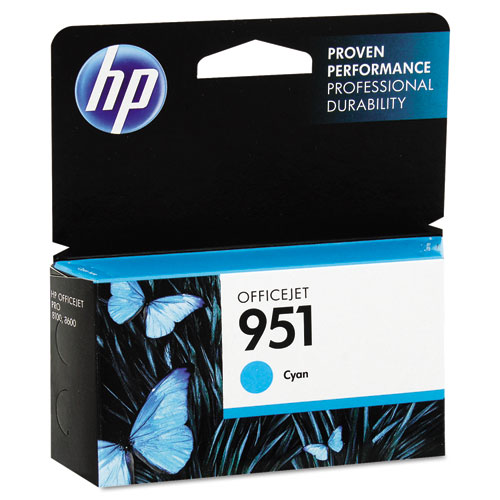 HP 951, (CN050AN) Cyan Original Ink Cartridge