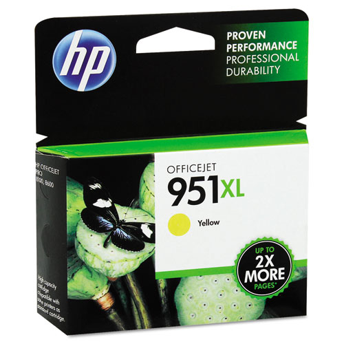 HP 951XL, (CN048AN) High Yield Yellow Original Ink Cartridge