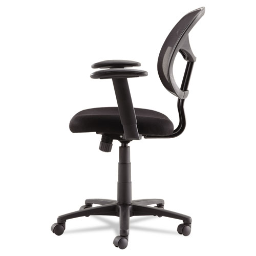 Image of Oif Swivel/Tilt Mesh Task Chair With Adjustable Arms, Supports Up To 250 Lb, 17.72" To 22.24" Seat Height, Black