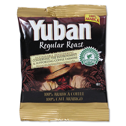 Yuban® Regular Roast Coffee, 1.5 oz Packs, 42/Carton