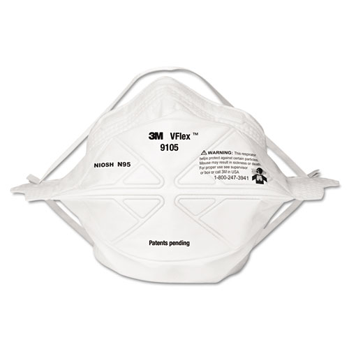 Image of 3M™ Vflex Particulate Respirator N95, Standard Size, 50/Box