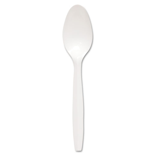 Dart® Regal Mediumweight Cutlery, Full-Size, Teaspoon, White, 1000/Carton