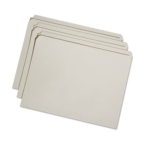 7530015830557 SKILCRAFT Reinforced Top Tab File Folders, Straight Tabs, Letter Size, Manila, 100/Box