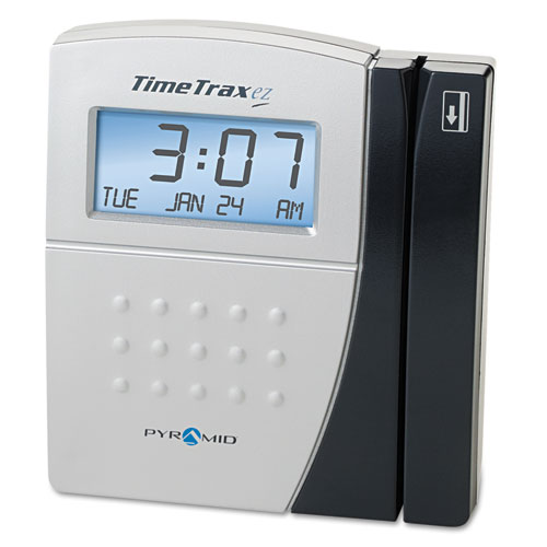 TimeTrax EZ Time and Attendance System, Digital Display, Black