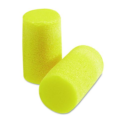 Image of 3M™ E-A-R Classic Plus Earplugs, Cordless, Pvc Foam, Yellow, 200 Pairs/Box