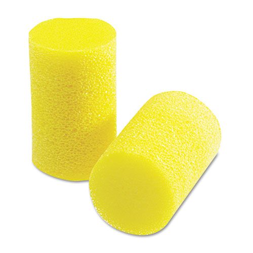 Image of E-A-R Classic Small Earplugs in Pillow Paks, PVC Foam, Yellow, 200 Pairs
