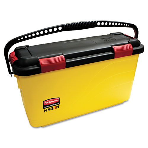 Rubbermaid® Commercial HYGEN™ HYGEN Charging Bucket, 6.8 gal, Yellow