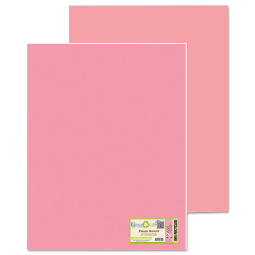 Too Cool Foam Board, 20x30, Fluorescent Pink/pink, 5/carton