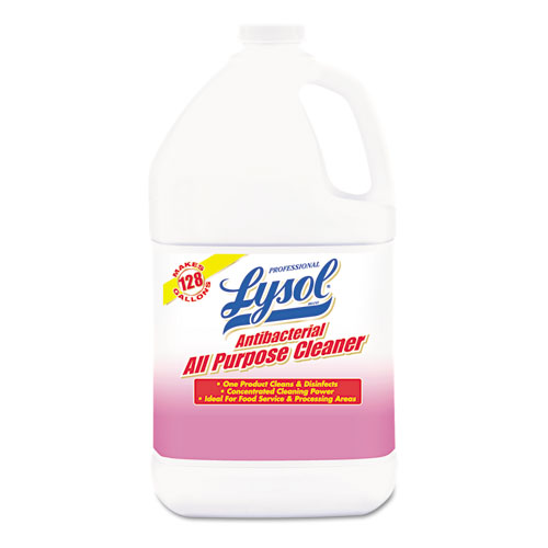 Professional Lysol® Brand Antibacterial All-Purpose Cleaner Concentrate, 1 Gal Bottle, 4/Carton