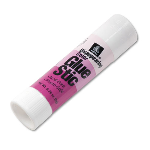 Avery Glue Stic Disappearing Purple Color, 0.26 oz., Permanent, 18/BX -  AVE98079 