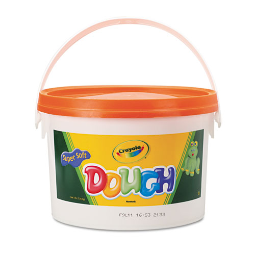 Image of Modeling Dough Bucket, 3 lbs, Orange