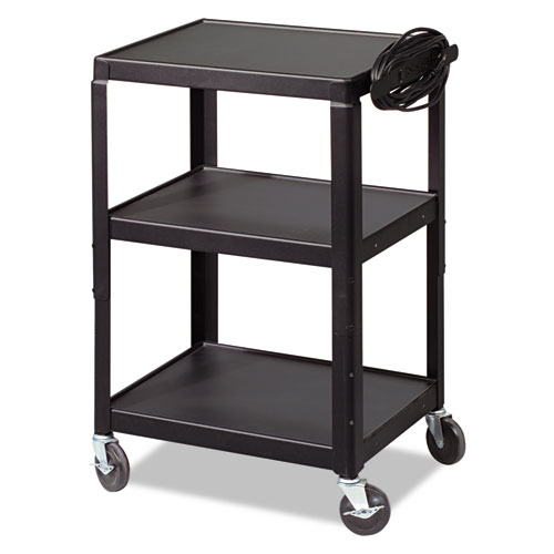 BALT® Adjustable Steel Utility Cart, 24w x 18d x 26 to 42h, Black