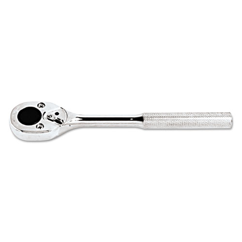Pear-Head Ratchet Wrench, 10" Tool Length, 1/2" Drive, Chrome