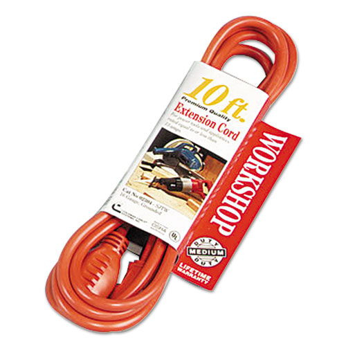 CCI® Vinyl Outdoor Extension Cord, 10ft, 13 Amp, Orange