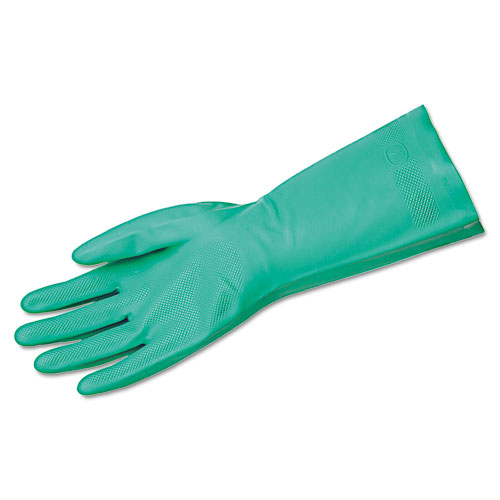 Unsupported Nitrile Gloves, Flocked Lined, Size 11/2x-Large