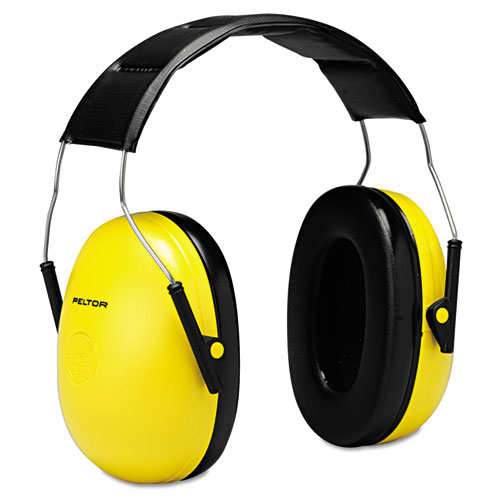 Optime 98 H9A Earmuffs, 25 dB NRR, Yellow/Black