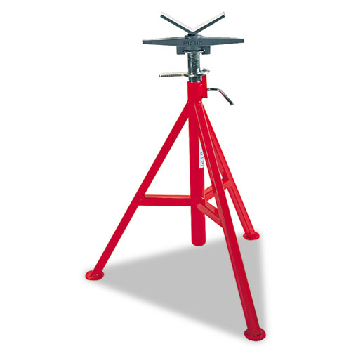 RIDGID® VJ-98 Low Pipe Stand, 20" to 38" High, Red