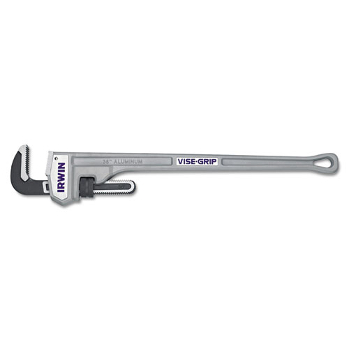 Irwin Cast Aluminum Pipe Wrench, 36" Long, 5" Capacity