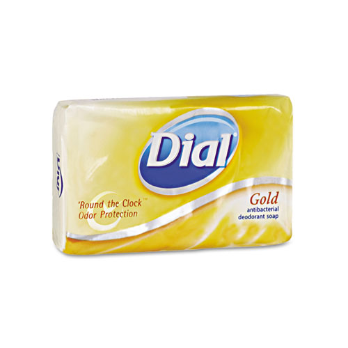 Dial® Antibacterial Deodorant Bar Soap, Pleasant Scent, 4 oz, 72/Carton