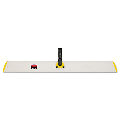 Rubbermaid® Commercial Hygen™ Hygen Quick Connect Single-Sided Frame, 35" X 3", Yellow