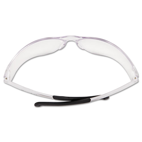 Image of Mcr™ Safety Bearkat Safety Glasses, Frost Frame, Clear Lens, 12/Box