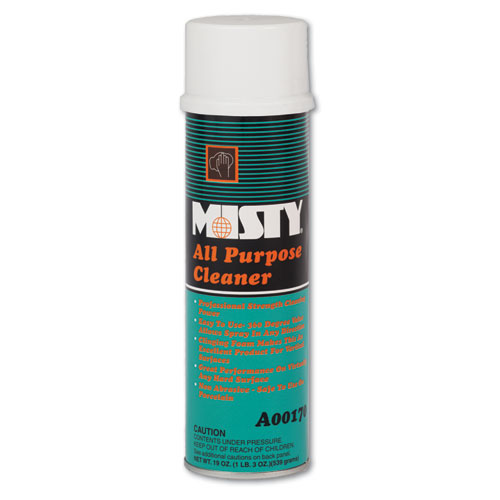 Misty® All-Purpose Cleaner, Mint Scent, 19 oz Aerosol Spray, 12/Carton