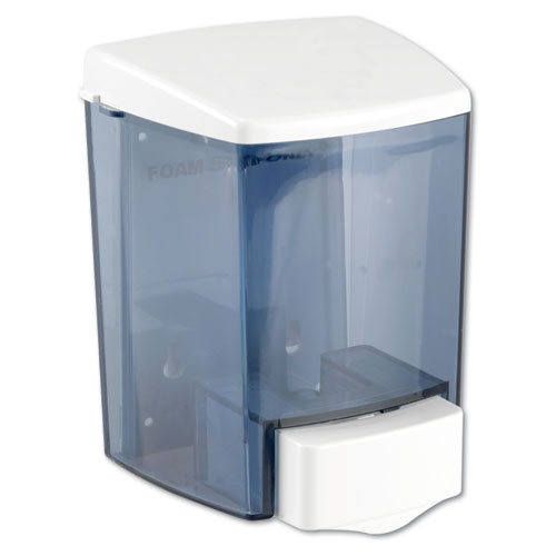 Image of Impact® Encore Foam-Eeze Bulk Foam Soap Dispenser, See Thru, 900 Ml, 4.5 X 4 X 6.25, White