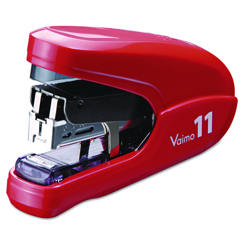 Max Vaimo Stapler, 35-Sheet Capacity, Red