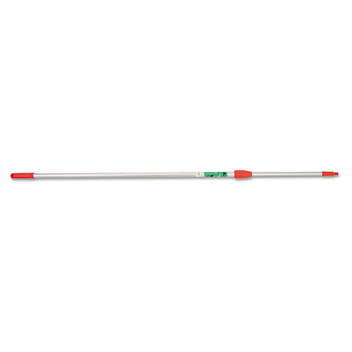 Image of Unger® Ergo Tele Pole, 8 Ft, Aluminum/Red