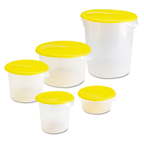 4pc (set Of 2) 8.5 Cup And 14 Cup Plastic Round Food Storage