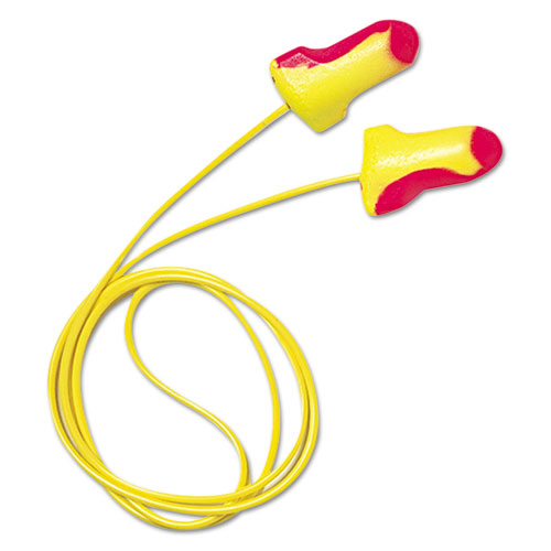 Howard Leight® By Honeywell Ll-30 Laser Lite Single-Use Earplugs, Corded, 32Nrr, Magenta/Yellow, 100 Pairs