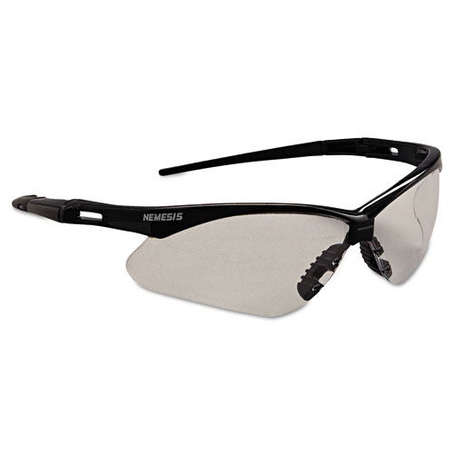 Image of Nemesis Safety Glasses, Black Frame, Clear Anti-Fog Lens