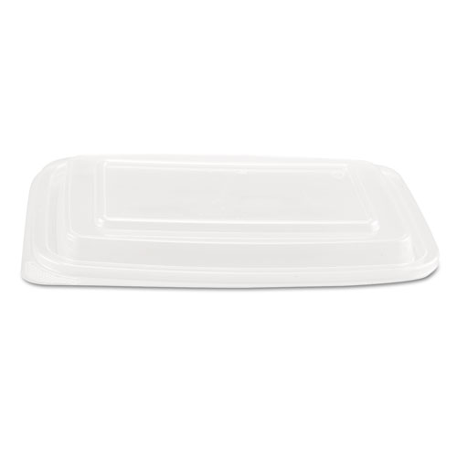 6 32 oz. Recycled Plastic Square Container, Clear, 360 ct.