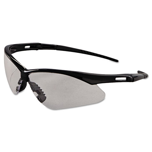 Jackson Safety* Nemesis Safety Glasses, Black Frame, Clear Anti-Fog Lens