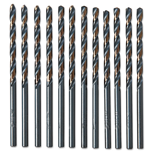 Black And Gold Hss Fractional Drill Bit, 1/8", 135 Degrees