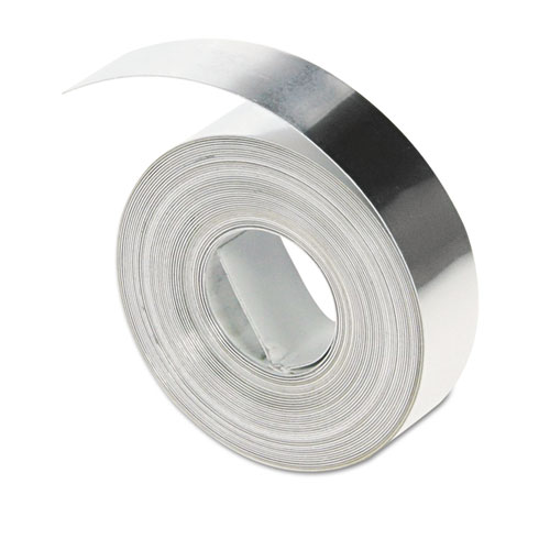 Dymo® Rhino Metal Label Non-Adhesive Tape, 0.5" X 16 Ft, Aluminum