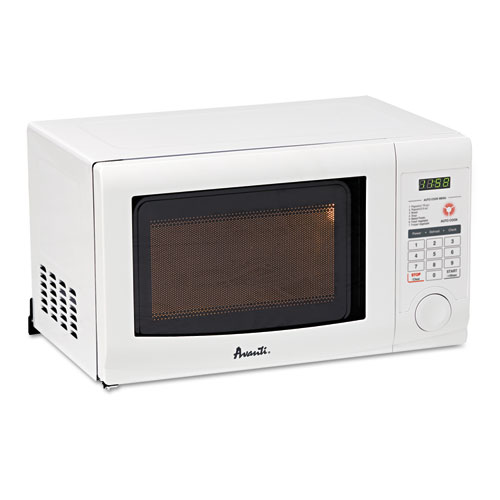0.7 Cubic Foot Capacity Microwave Oven, 700 Watts, White | by Plexsupply