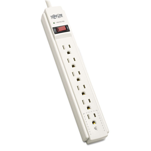 PROTECT IT! SURGE PROTECTOR, 6 OUTLETS, 6 FT CORD, 790 JOULES, TAA-COMPLIANT