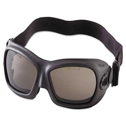 Jackson Safety* V80 WildCat Safety Goggles, Black Frame, Smoke Lens