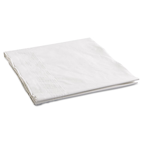 Image of Cellutex Table Covers, Tissue/Polylined, 54" x 108", White, 25/Carton