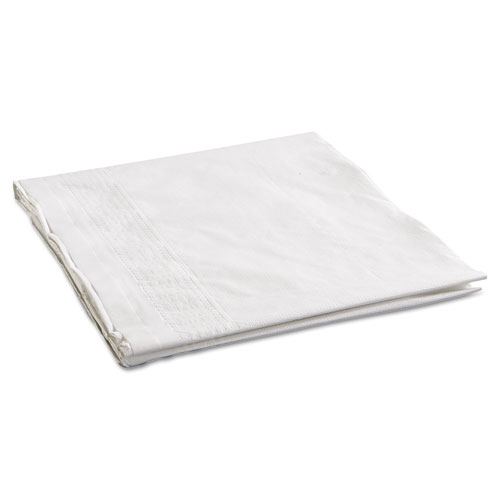 Image of Hoffmaster® Cellutex Table Covers, Tissue/Polylined, 54" X 108", White, 25/Carton