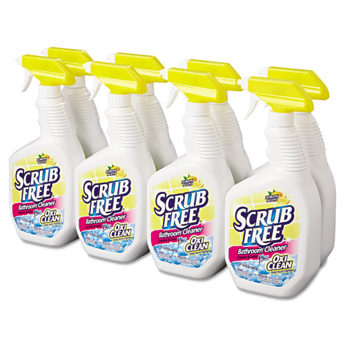 Image of Scrub Free Soap Scum Remover, Lemon, 32 oz Spray Bottle, 8/Carton
